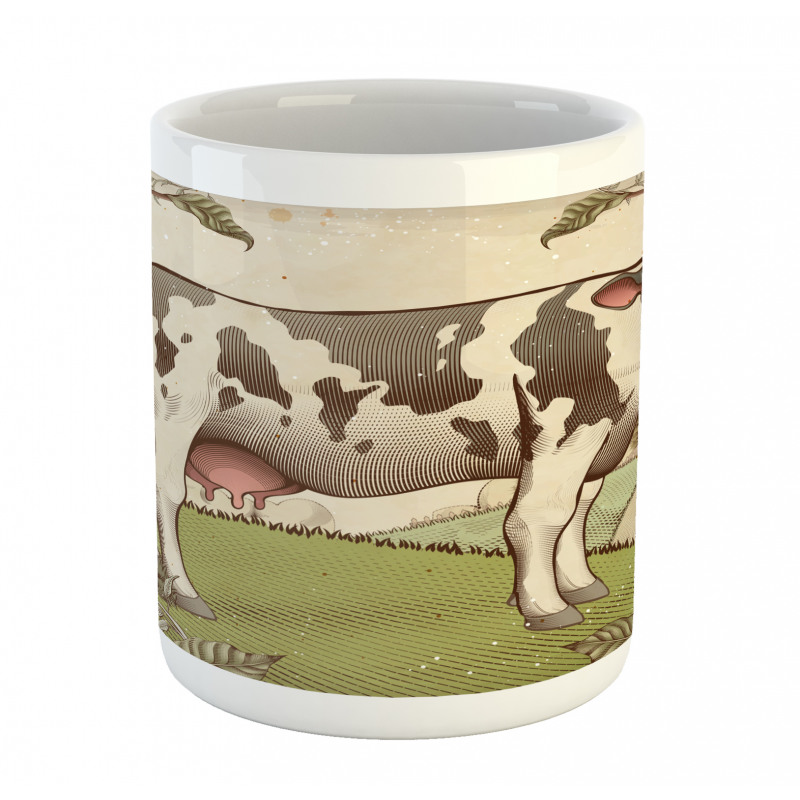 Dairy Cattle Farmland Mug