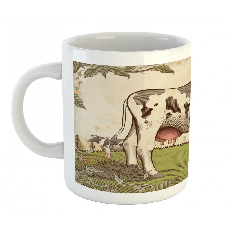 Dairy Cattle Farmland Mug