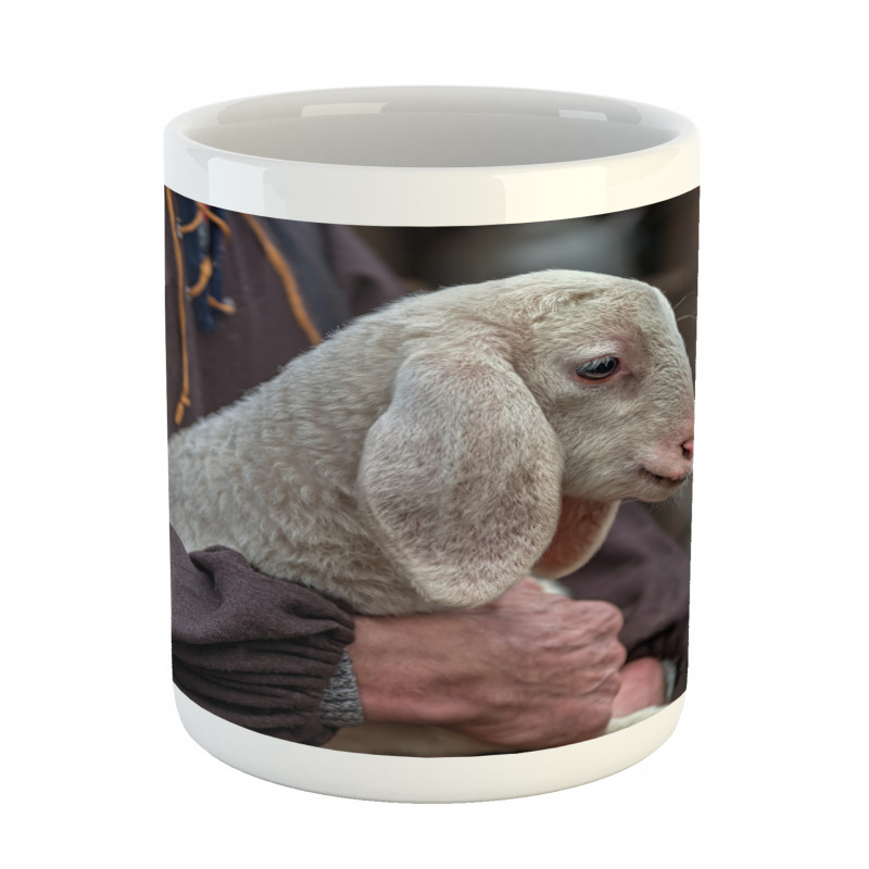 Baby Lamb Old Man Mug