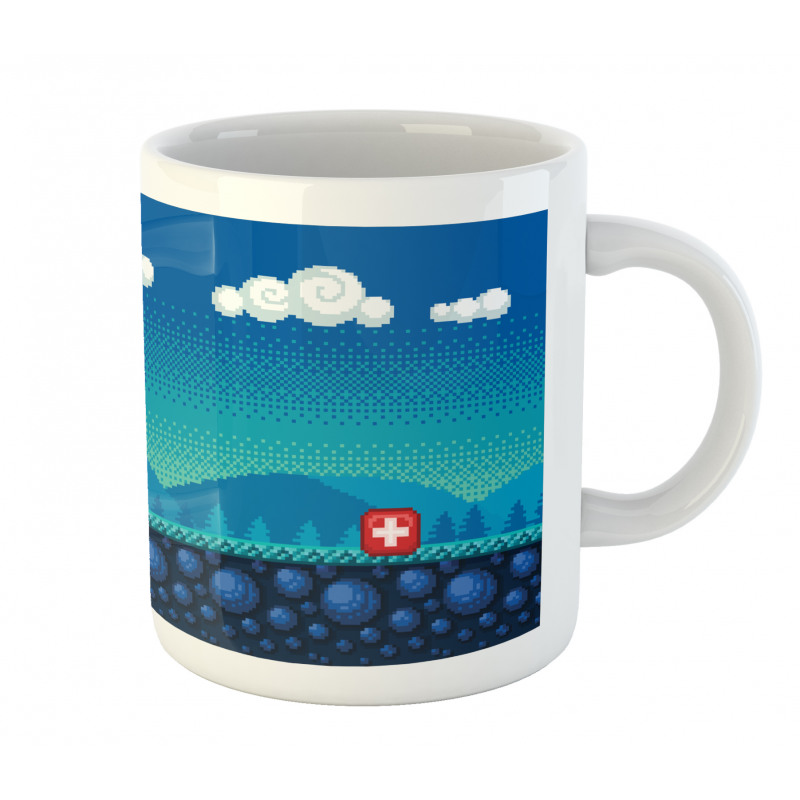 8-Bit Inspired Game Platform Mug