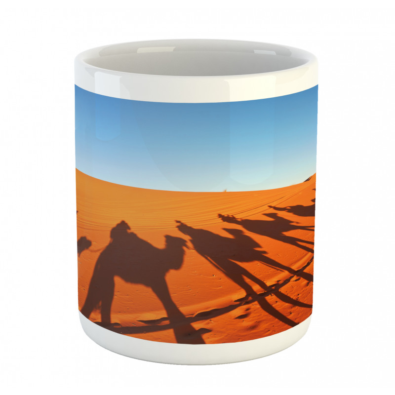 Camel Caravan Silhouette Mug