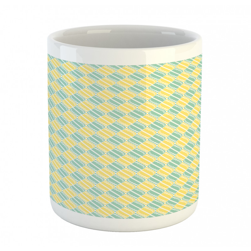 Pastel Geometric Dotted Mug