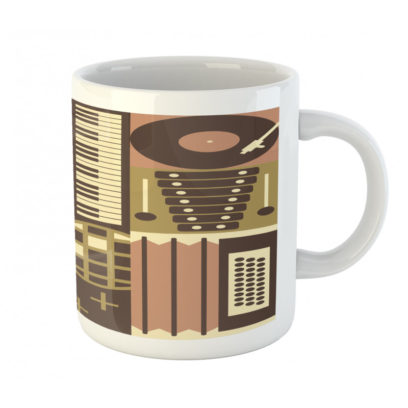 Vintage Instruments Doodle Mug