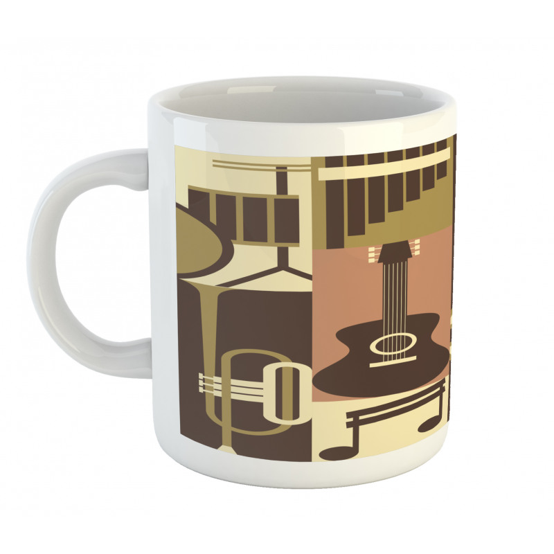 Vintage Instruments Doodle Mug