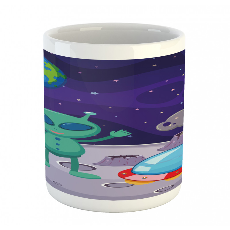 Vertical Shot Space Setting Mug