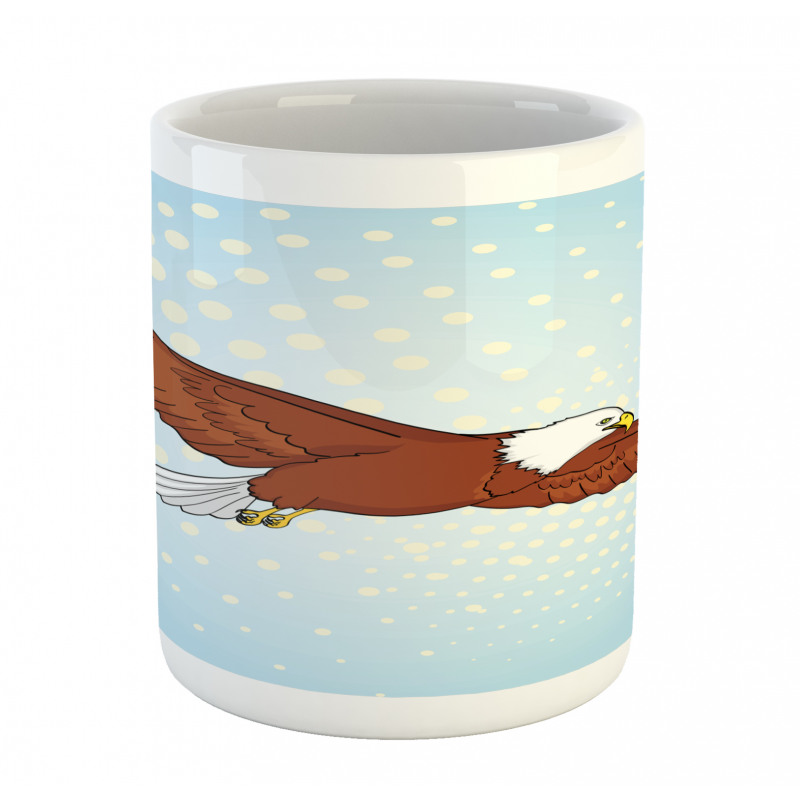 Pop Art Comic Falcon Bird Mug