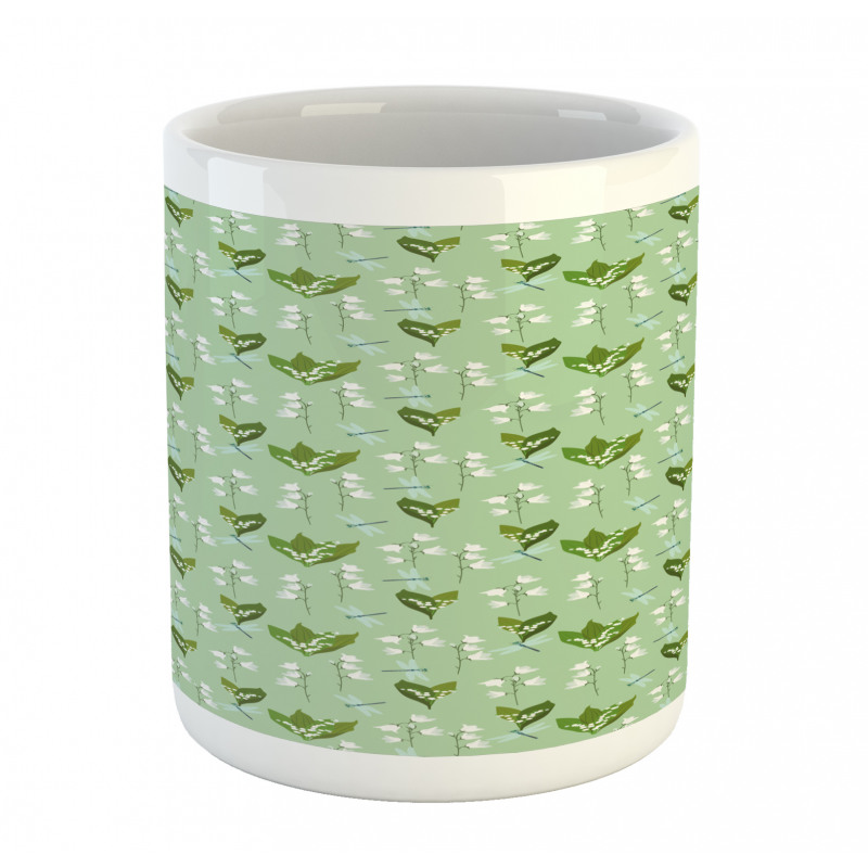 Dragonflies and Campanulas Mug