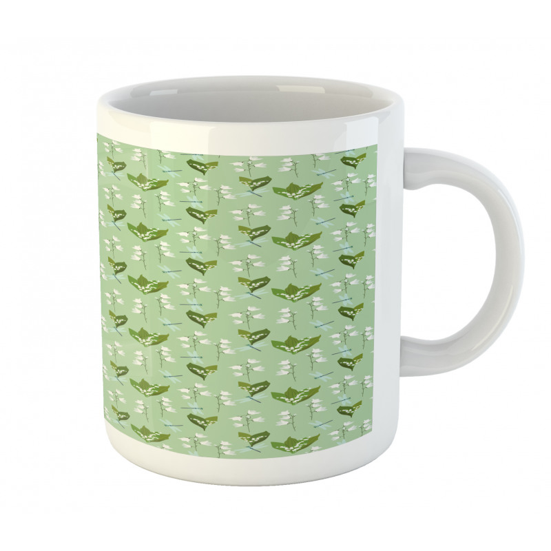 Dragonflies and Campanulas Mug