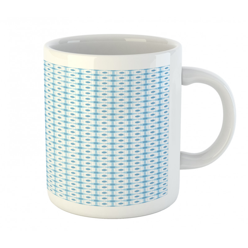 Grunge Hexagons Pattern Mug