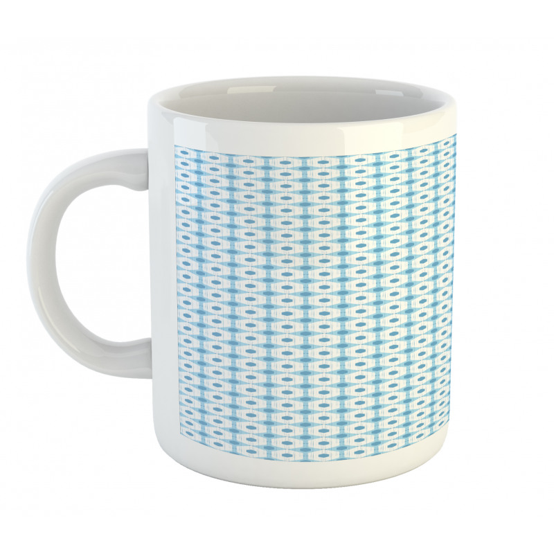 Grunge Hexagons Pattern Mug