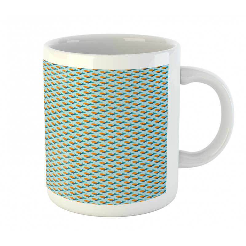 Diagonal Symmetry Motif Mug