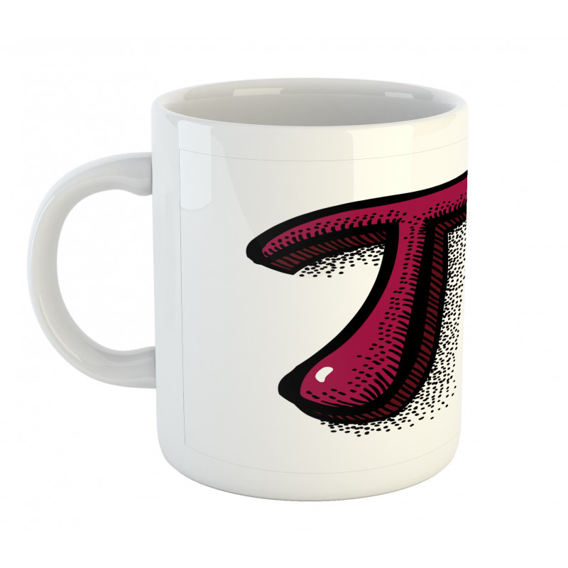 Cartoon Design Number Mug