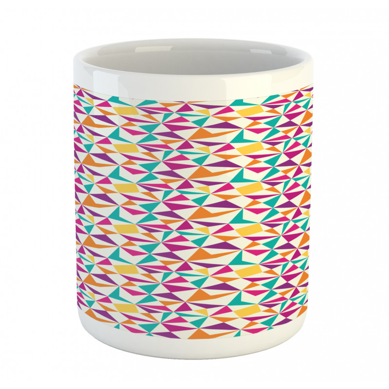 Vivid Mosaic Look Polygons Mug