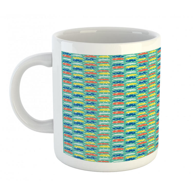 Vivid Funny Cartoon Motif Mug