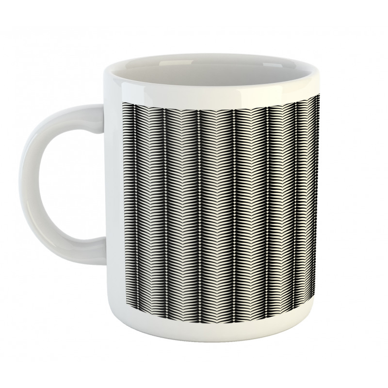 Abstract Quirky Zigzag Model Mug