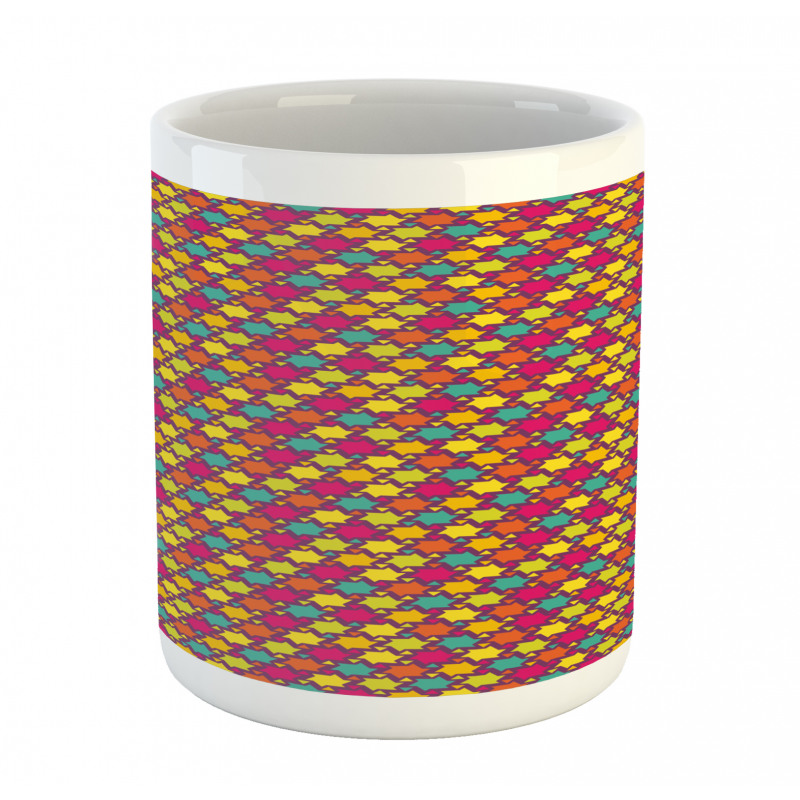 Colorful Geometric Star Mug