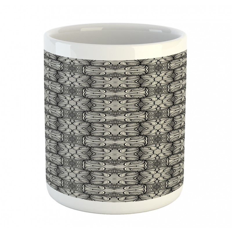 Zentangle Botanical Motif Mug