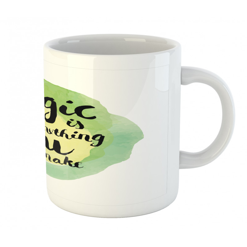 Watercolor Inspirational Art Mug