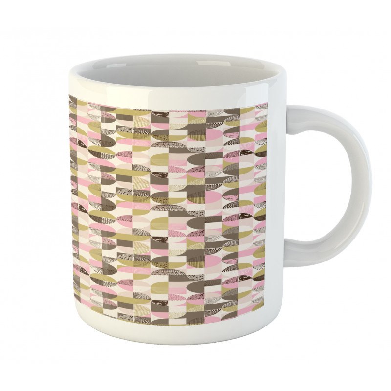 Rounds in Vintage Colors Mug