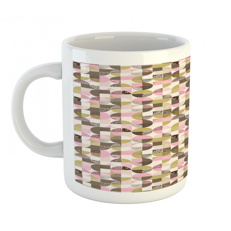 Rounds in Vintage Colors Mug