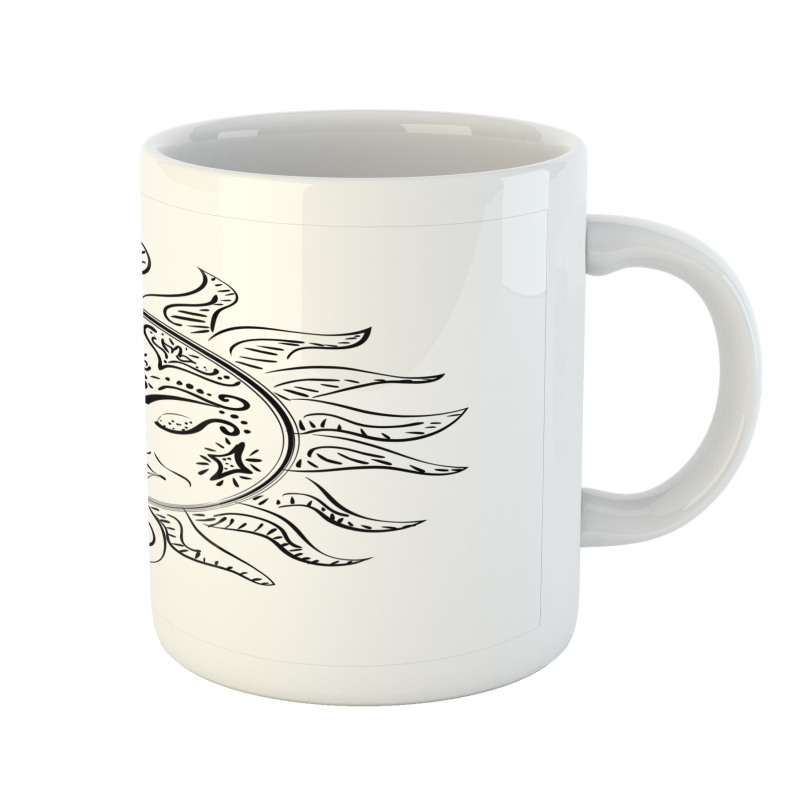 Sleeping Sun Mug