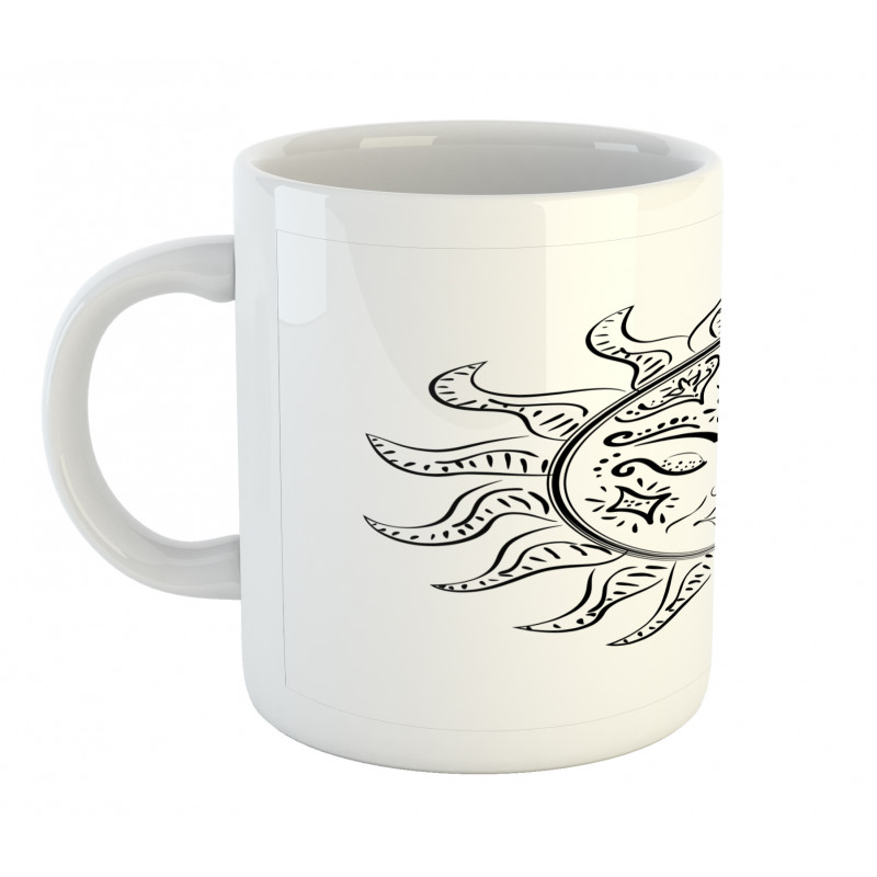 Sleeping Sun Mug