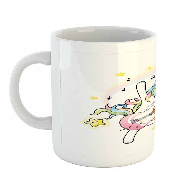 Music Star Pony with Guitar Mug