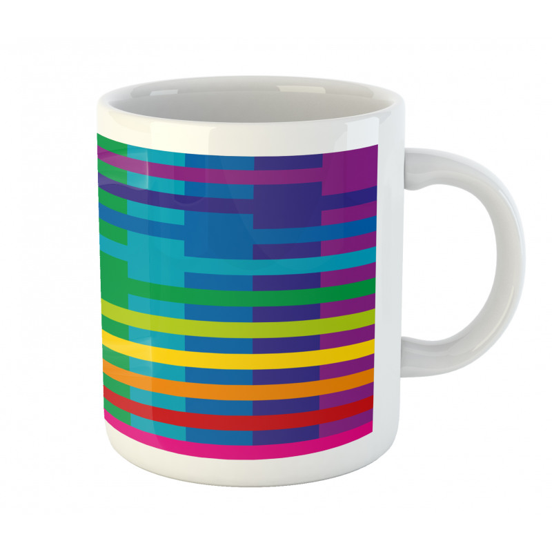 Vibrant Tones Multicolored Mug