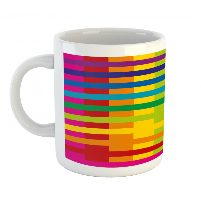 Vibrant Tones Multicolored Mug