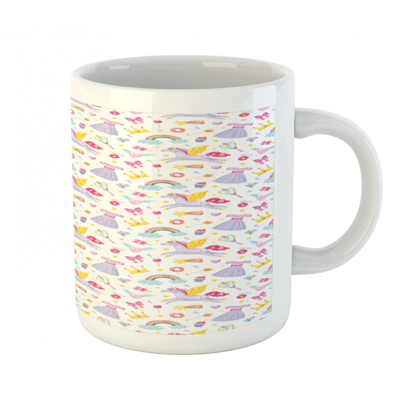 Unicorn Pegasus Candies Mug