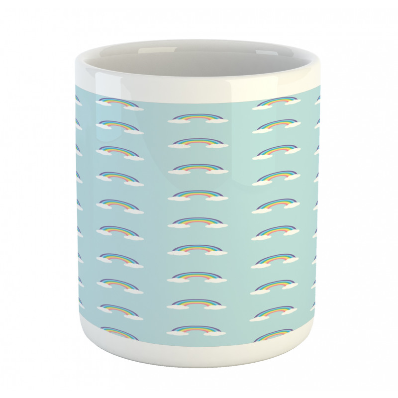 Simplistic Nursery Clouds Mug