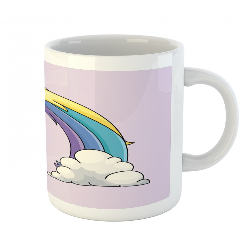 Funny Unicorn Colorful Mane Mug