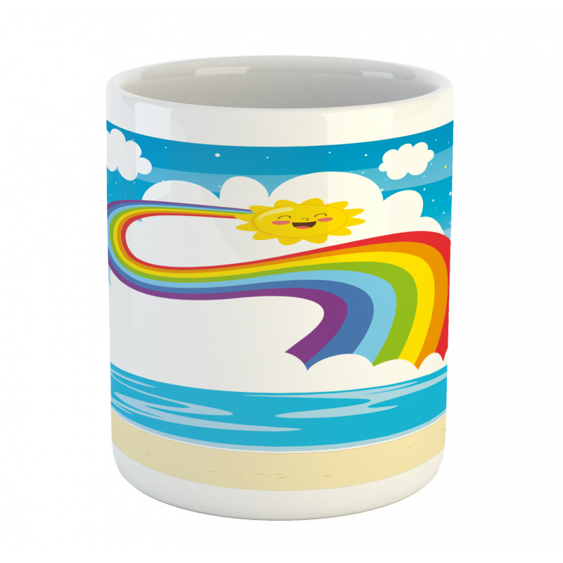 Cartoon Sun Holiday Mug