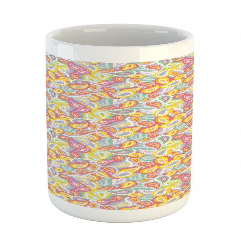 Colorful Ethnic Jumble Art Mug