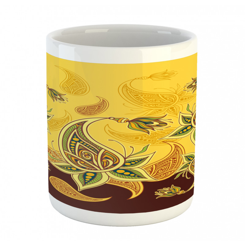 Turkish Floral Ornaments Mug