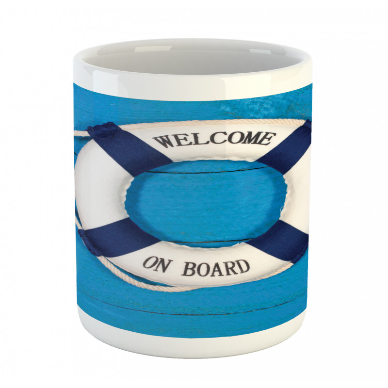 Welcome on Board Sign Mug