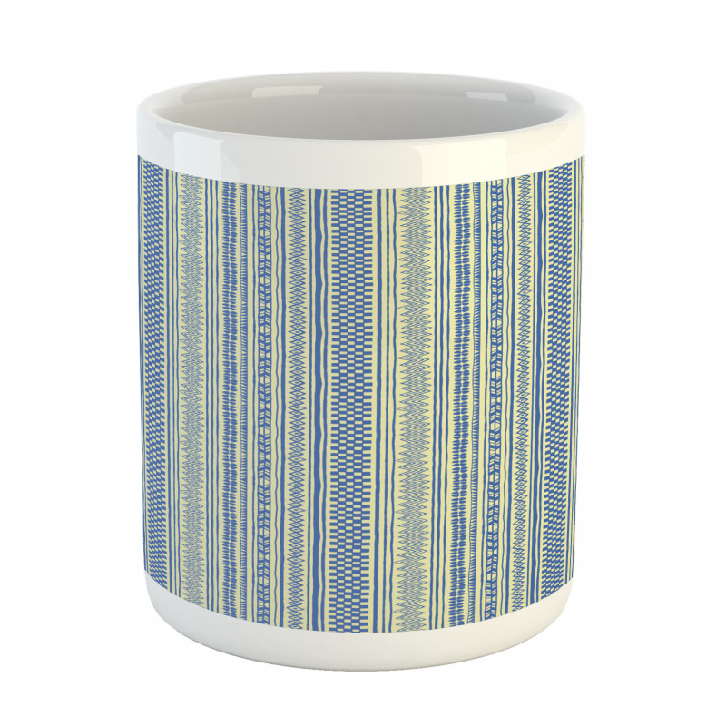 Vertical Chevrons and Strips Mug