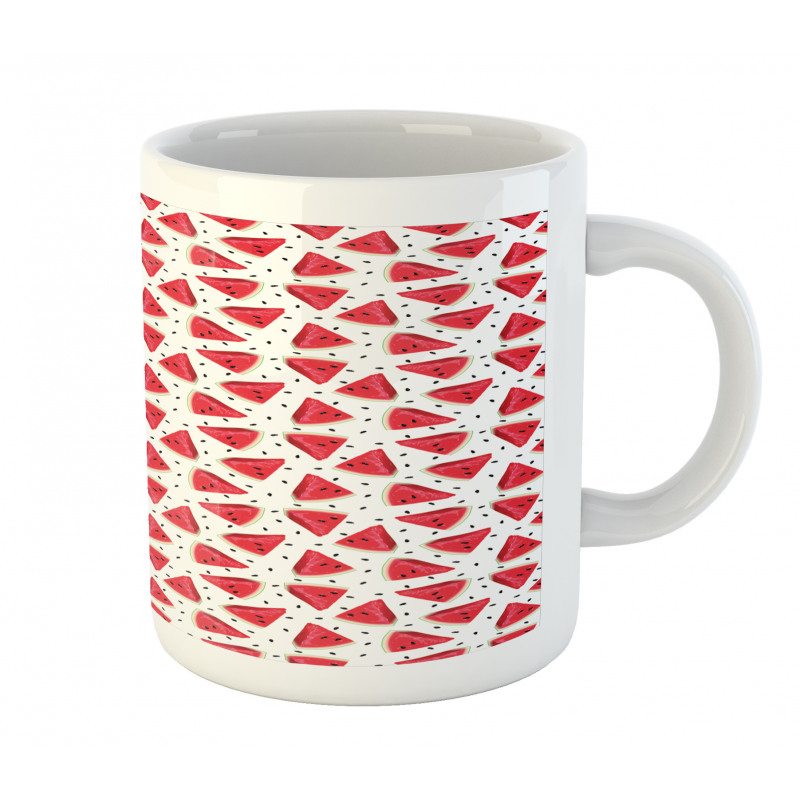 Realistic Drawn Slices Mug