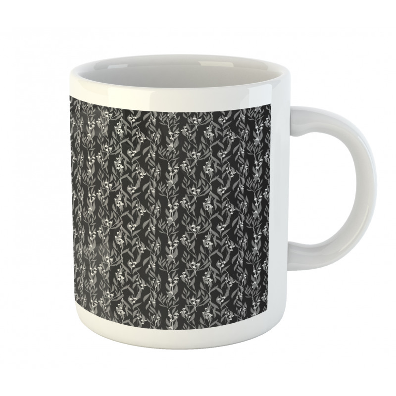 Monotone Garden Artwork Mug