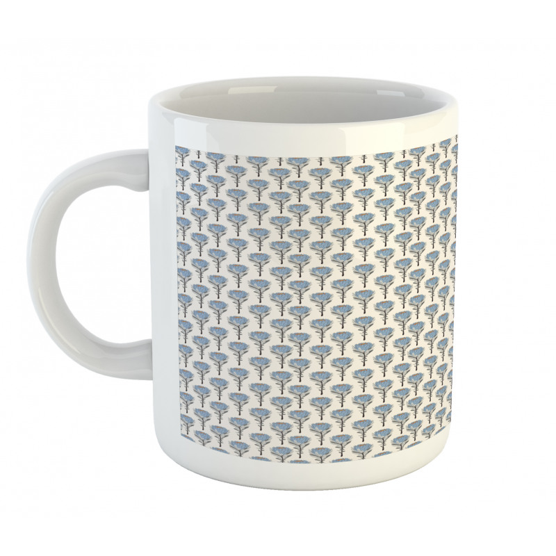 Protea Flowers Pattern Mug