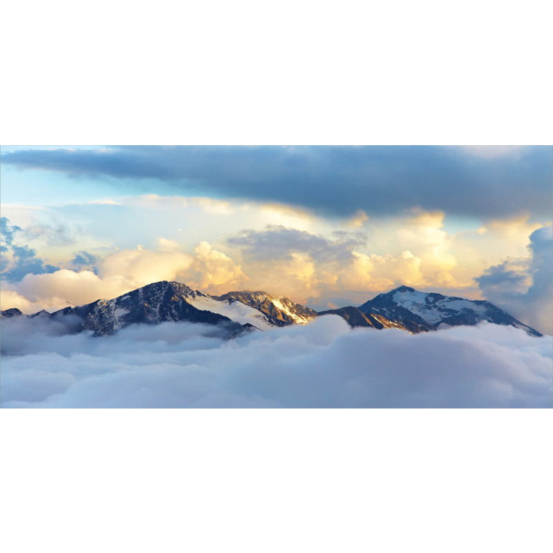 Snowy and Cloudy Peak Mug