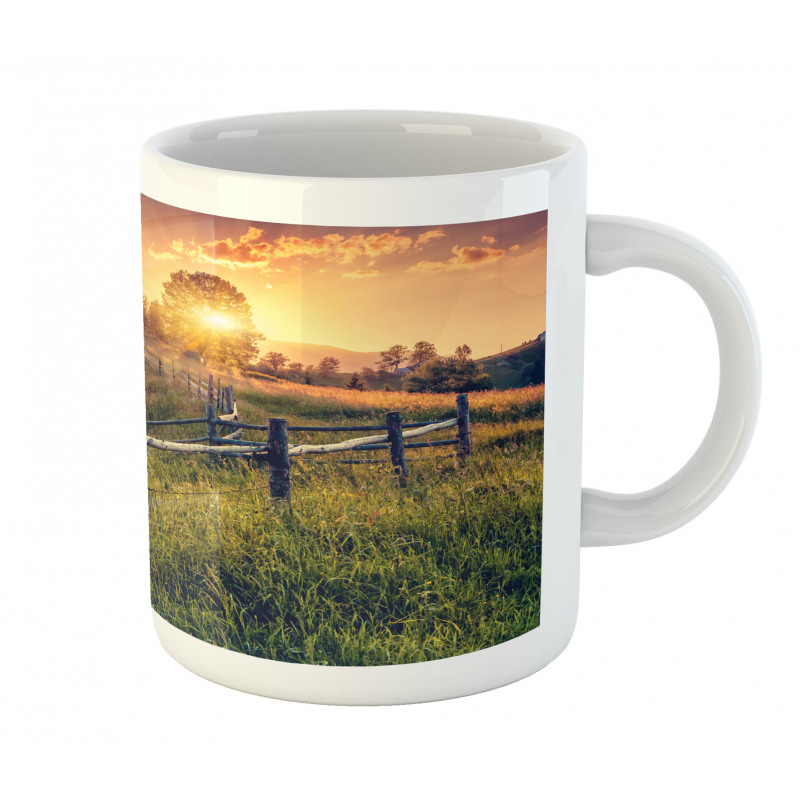 Morning Sunbeams Sky Mug