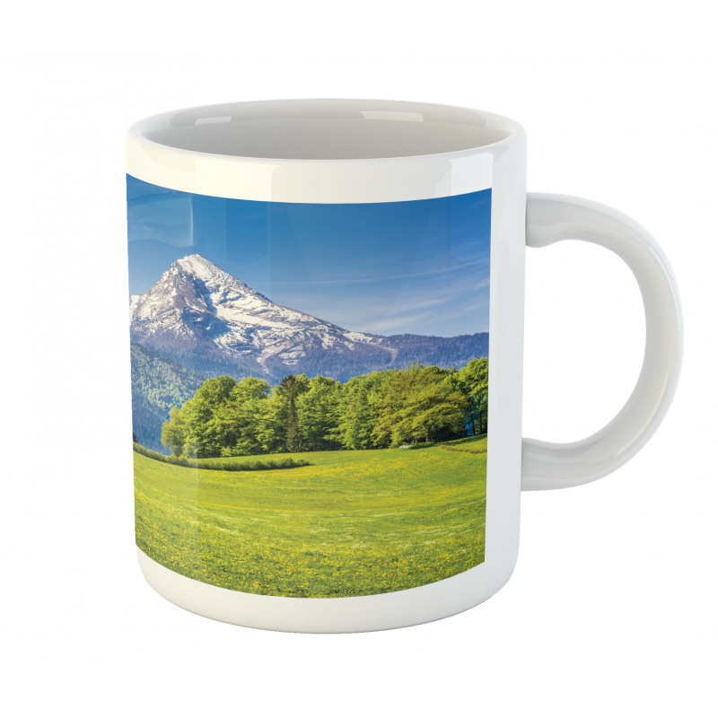 Blooming Flower Foliage Mug