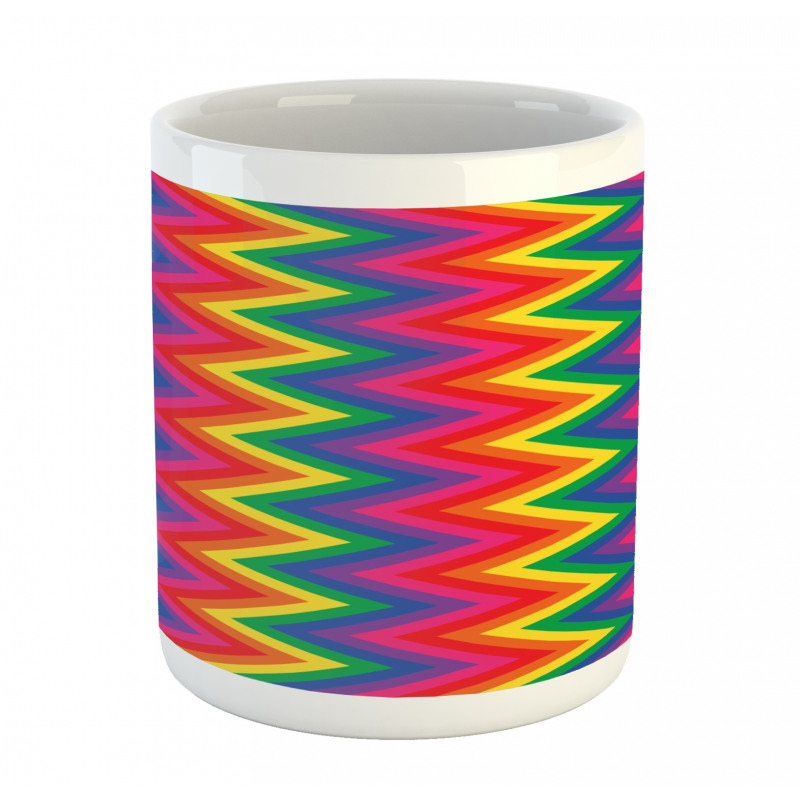 Zig Zag Chevron Shape Mug