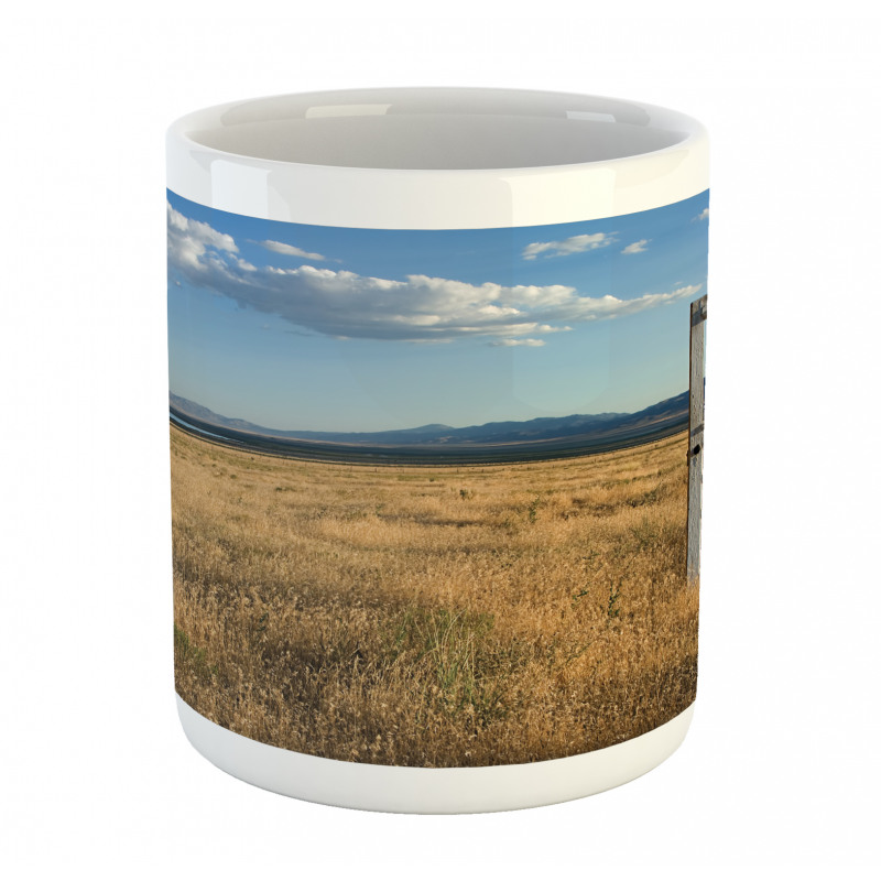 Field with Mountains Mug
