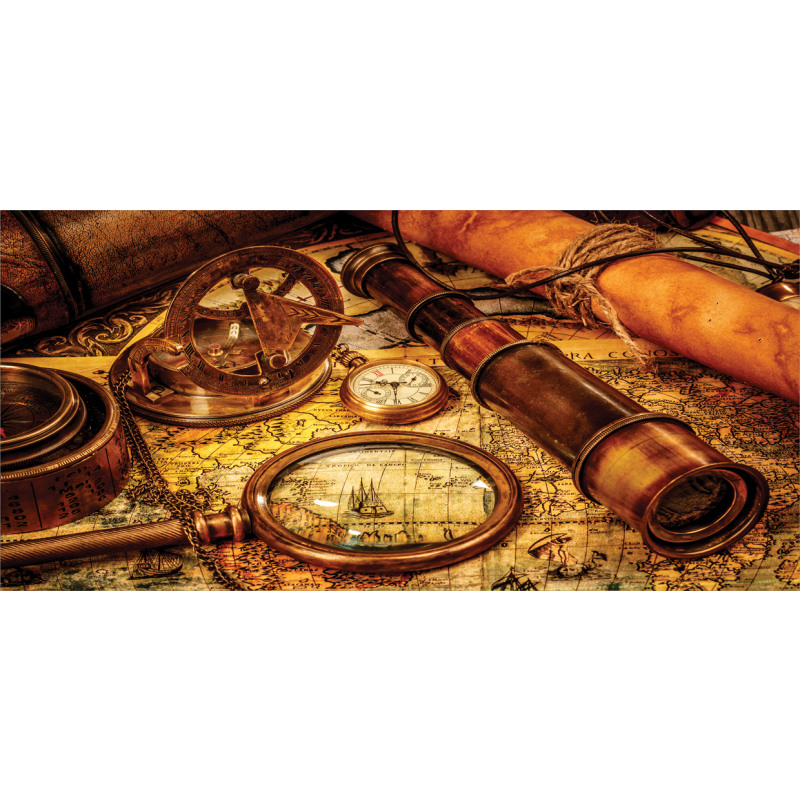 Watch on Old Map Nautical Mug