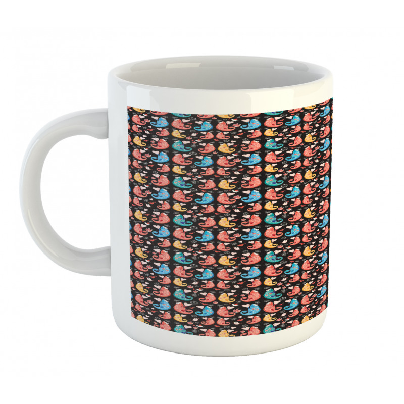 Abstract Reptiles Love Mug