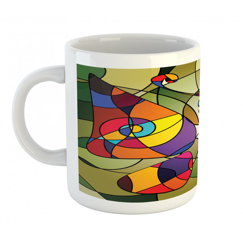 Abstract Butterfly Art Mug