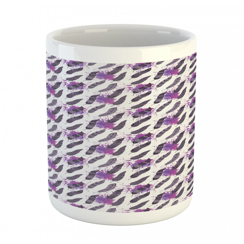 Creative Plume and Splashes Mug