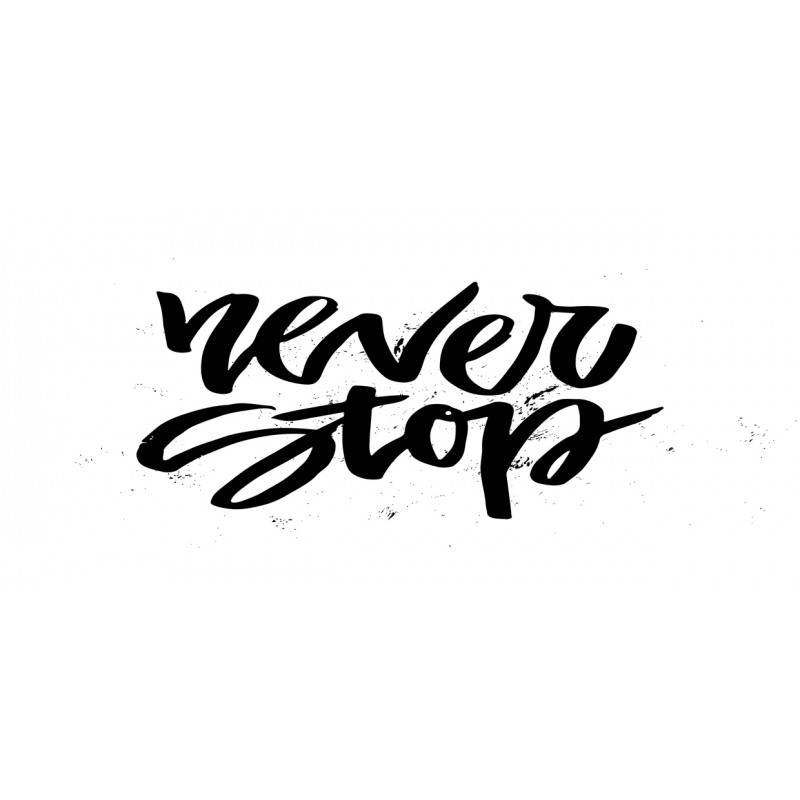 Never Stop Lettering Mug